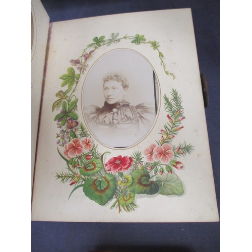 89 - VICTORIAN PHOTOGRAPH ALBUM AND PHOTOS