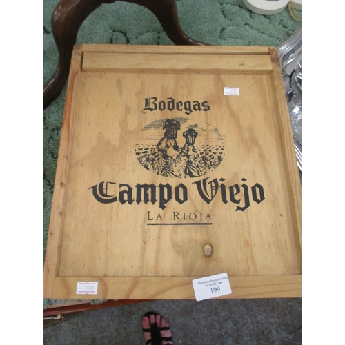 105 - ADVERTISING BOX BODEGAS CAMPO VIEJO LA RIOJA WITH DIY CONTENTS