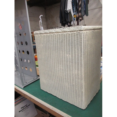 112 - LLOYD LOOM STYLE LAUNDRY BASKET