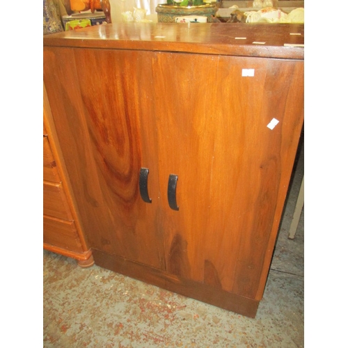 150 - WOODEN CD/DVD STORAGE CABINET