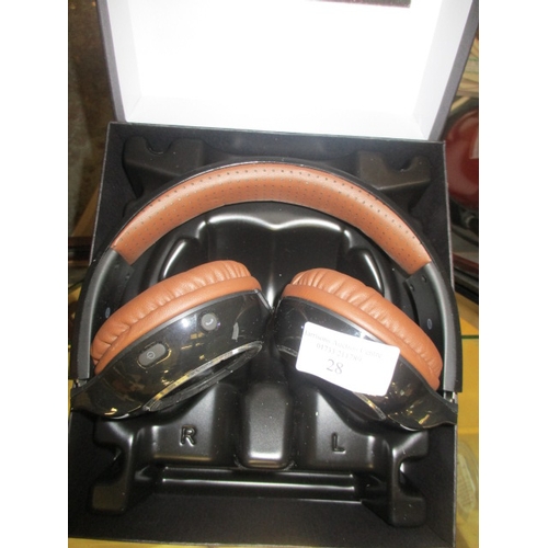 28 - SONY HEADPHONES, BOXED