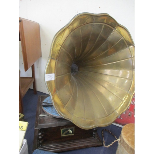 112 - VINTAGE GRAMOPHONE - HIS MASTERS VOICE