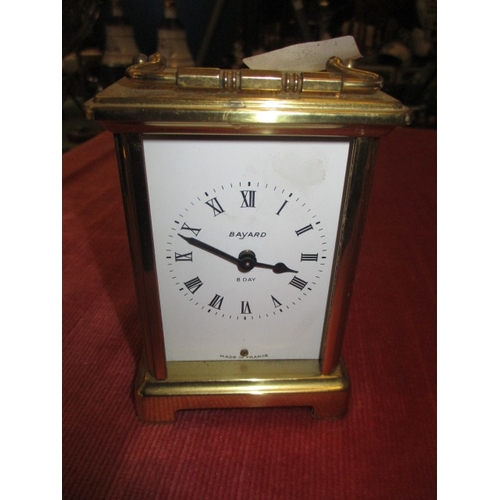 38 - BAYARD , MADE IN FRANCE CARRIAGE CLOCK a/f