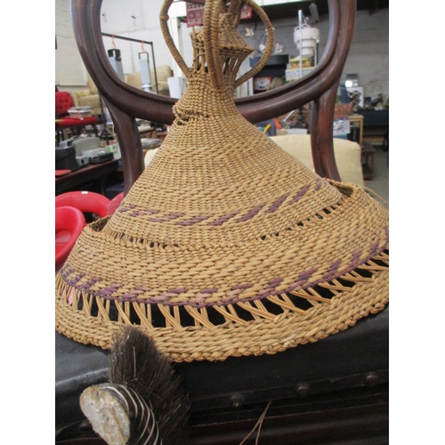 222A - WOVEN CHINESE HAT