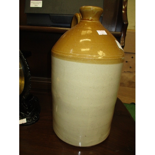 382 - EARTHENWARE FLAGON