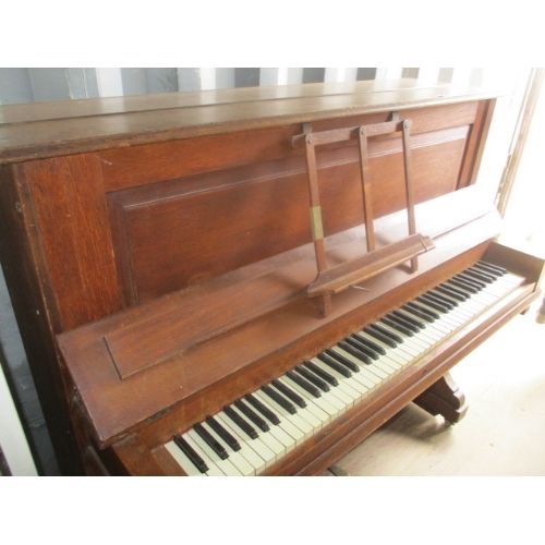 589 - JOHN BRINSMEAD & SONS STRAIGHT STRUNG PIANO