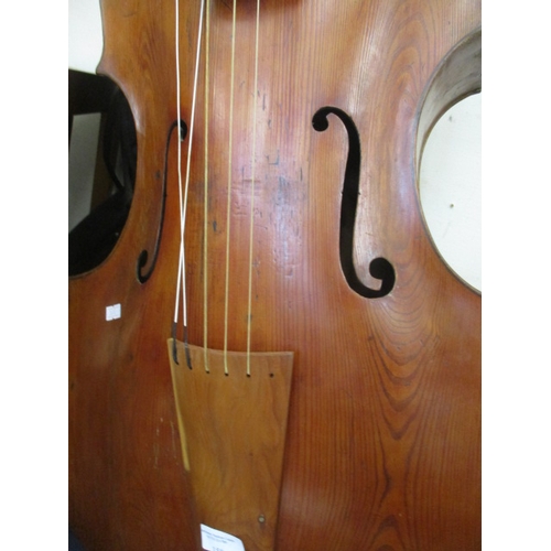 158 - EARLY 2OTH CENTURY CELLO FINE BURR WALNUT BACK WITH CASE