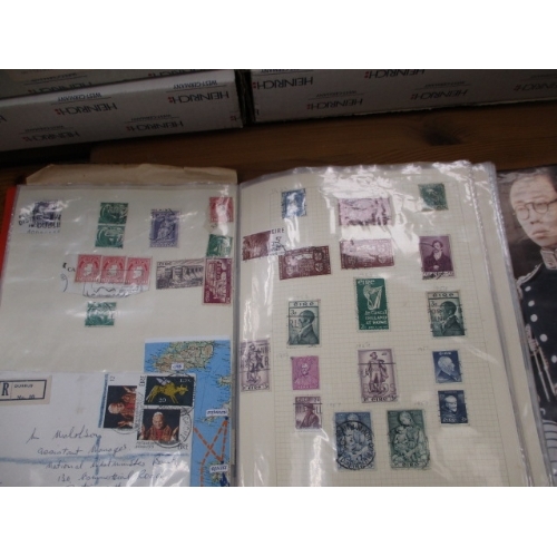 386 - 2 ALBUMS OF WORLD STAMPS