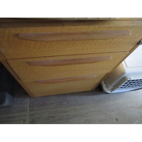 521 - 3 DRAWER WOODEN CHEST