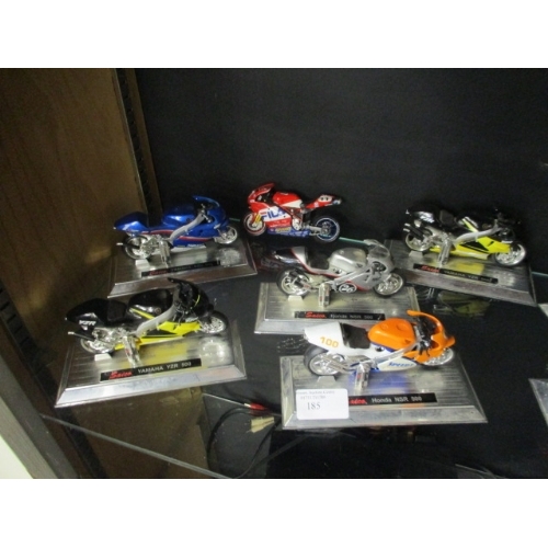 185 - QUANTITY OF MODEL MOTORCYCLES - HONDA NSR 500, YAMAHA YZR500 ETC