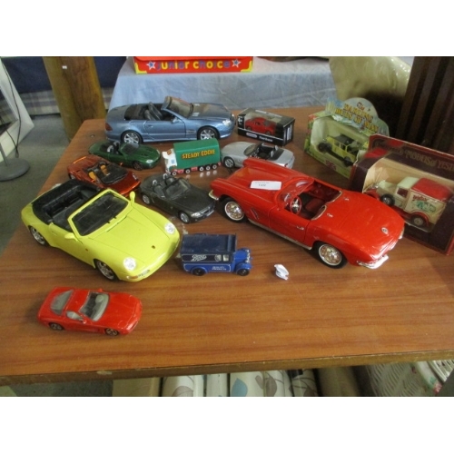 188 - QUANTITY OF MODEL CARS AND PLAYWORN