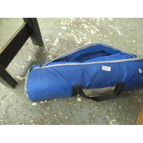 240 - A TENT WITH GROUND SHEET, IN CARRY BAG