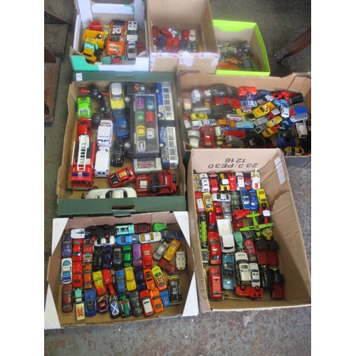 447 - SEVERAL BOXES OF PLAYWORN CARS