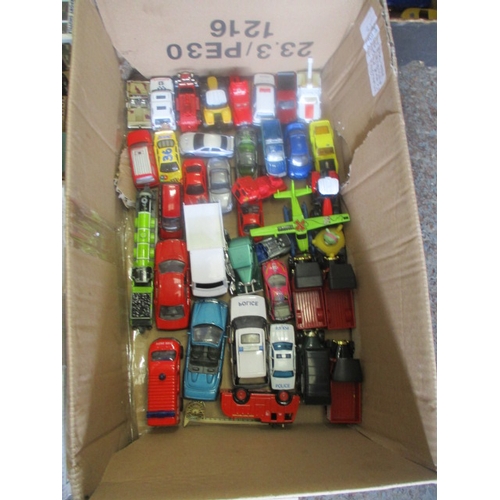 447 - SEVERAL BOXES OF PLAYWORN CARS