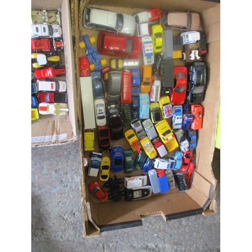 447 - SEVERAL BOXES OF PLAYWORN CARS