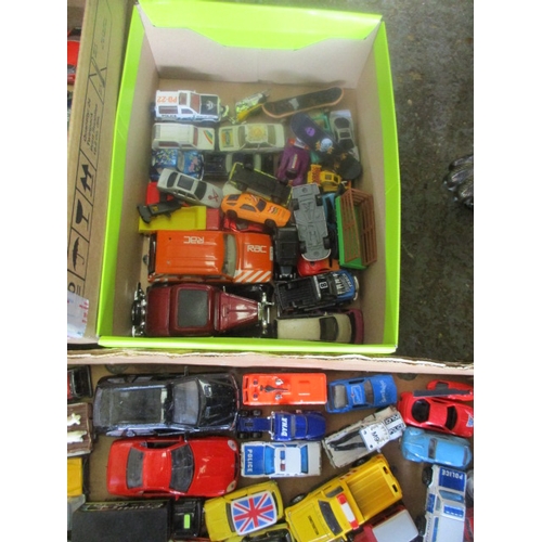 447 - SEVERAL BOXES OF PLAYWORN CARS