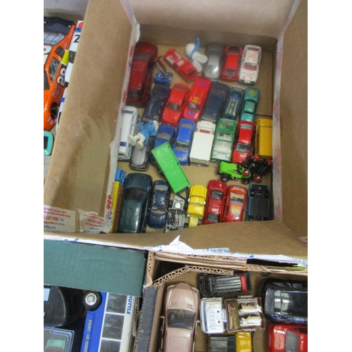 447 - SEVERAL BOXES OF PLAYWORN CARS