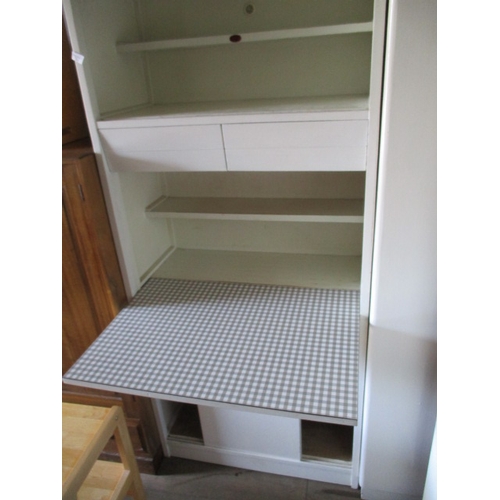 526 - 1960S RETRO REMPLOY PAINTED KICHEN LARDER OBLIQUE