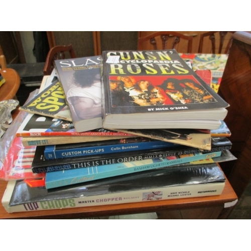 413A - BOOKS - GUNS AND ROSES, SLASH, TOP CHOPS ETC