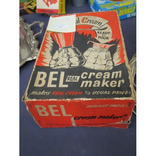 80 - VINTAGE 'BEL' REAL CREAM MAKER IN ORIGINAL BOX