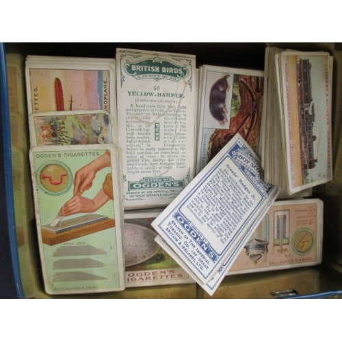 74 - MORNING FRESH TIN OF LAMBERT & BUTLER AND OGDEN CIGARETTE CARDS