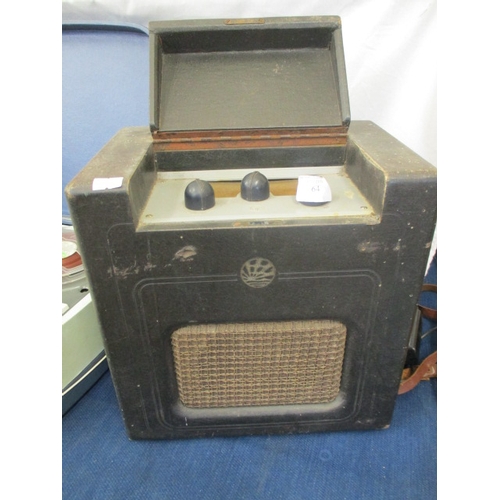 64 - REALLY EARLY PYE VALVE  RADIO 1930'S