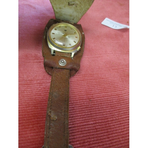 13 - LONSTAR WATCH WITH LEATHER STRAP