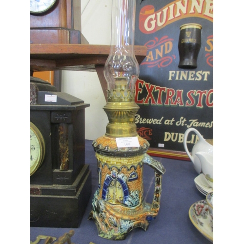 108 - STEIN STYLE OIL LAMP