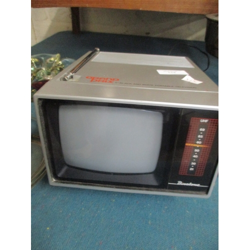 154 - RETRO BINATONE BLACK AND WHITE  TV 5