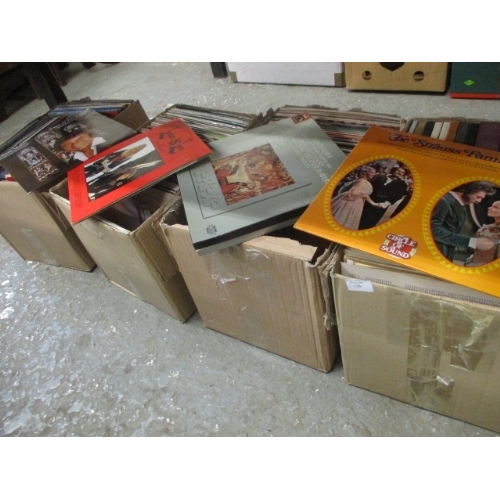 178 - 4 BOXES OF  LP RECORDS, CLASSICAL ETC