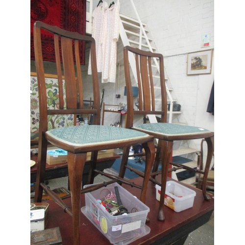 181 - PAIR OF REPRODUCTION DINING CHAIRS