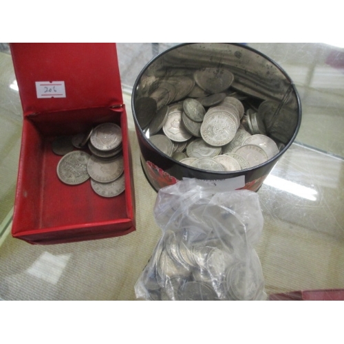 13 - TIN OF COINS