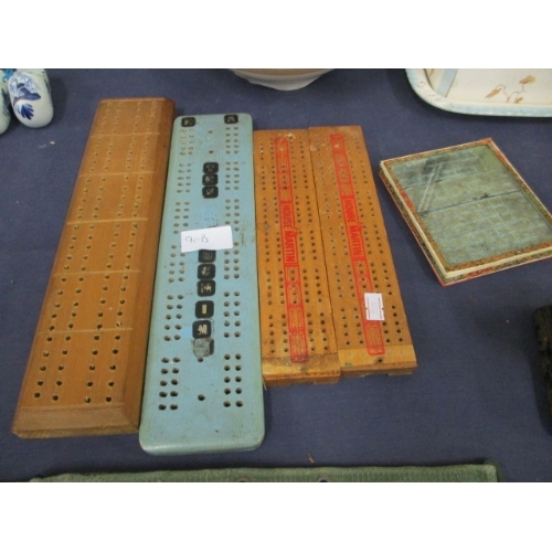 90B - CRIBBAGE BOARDS