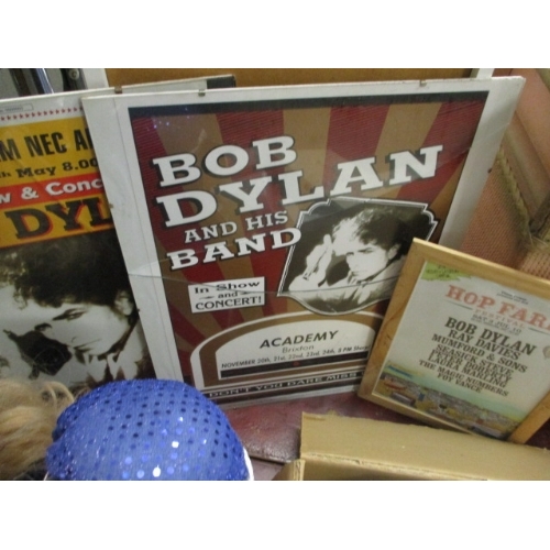 169A - 2 BOB DYLAN IN CONCERT POSTERS AND HOP FARM FESTIVAL POSTER WITH BOB DYLAN