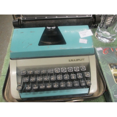 119 - LILLIPUT PORTABLE TYPEWRITER IN CARRY CASE