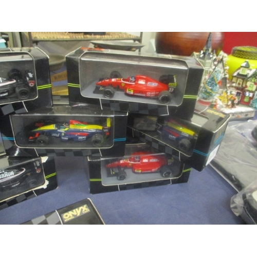 121 - 11 X ONYX MODEL VEHICLES, BOXED