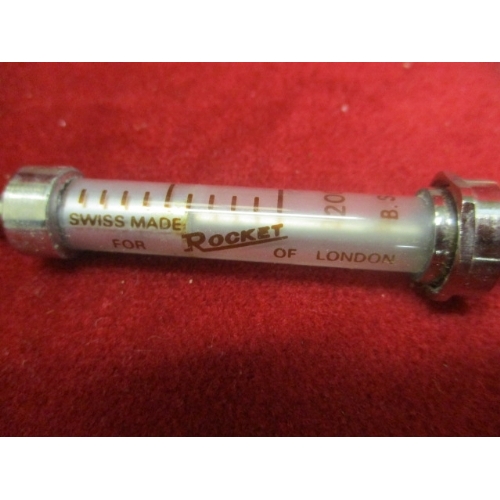 28 - BOXED ROCKET OF LONDON PRODUCTS HYPODERMIC SYRINGE