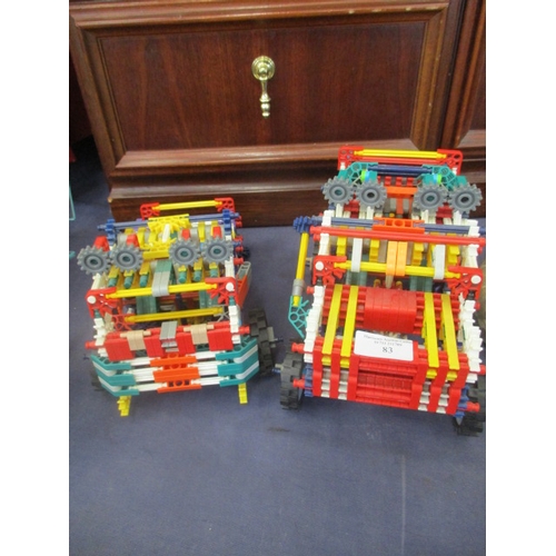 83 - 2 K'NEX MODELS