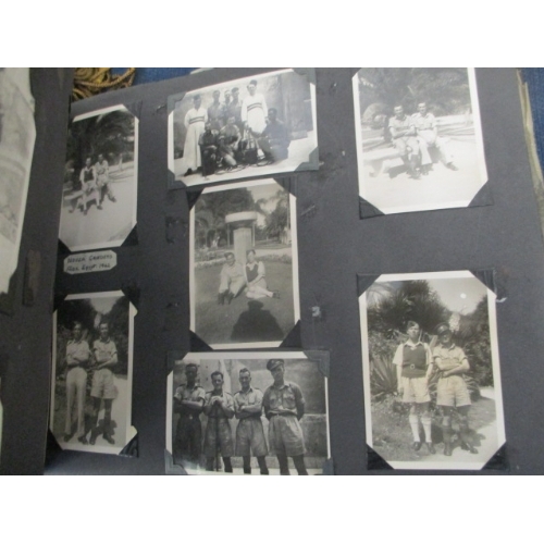 63 - WW11 CROCODILE SKIN  PHOTO ALBUM FROM THE DESERT WAR ALL ORIGINAL PHOTOS UNPUBLISHED PHOTO OF WINSTO... 
