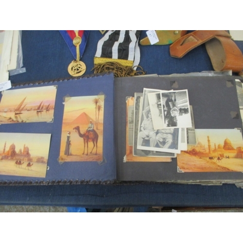 63 - WW11 CROCODILE SKIN  PHOTO ALBUM FROM THE DESERT WAR ALL ORIGINAL PHOTOS UNPUBLISHED PHOTO OF WINSTO... 