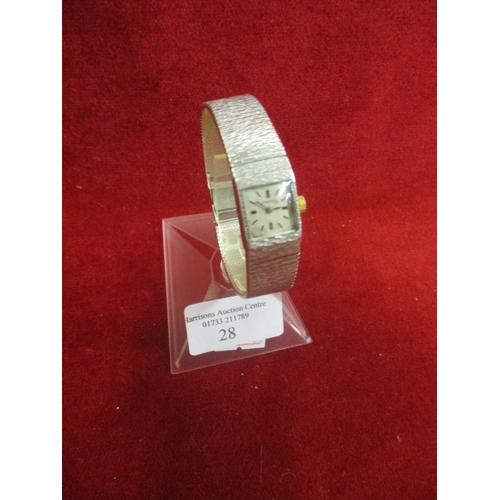 53 - LONGINES SILVER HALLMARKED LADIES WATCH