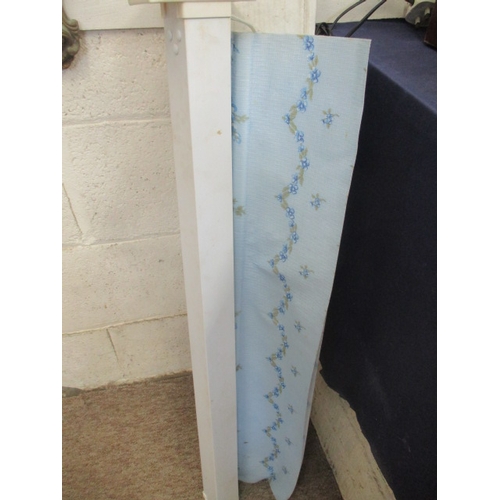 200C - PALE BLUE FLORAL ROLLER BLIND