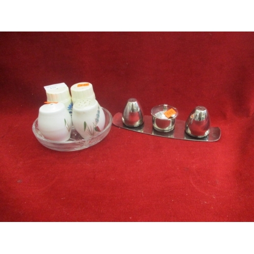 90 - COLLECTION OF CONDIMENTS SETS