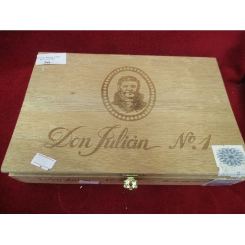 56 - BOX OF 25 DON JULIAN No1 CIGARS, sealed