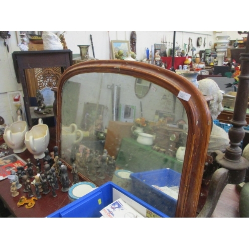 69 - ARCHED TOP OVER MANTLE MIRROR