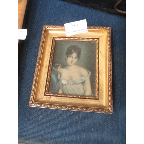 86 - SMALL FRAMED PICTURE OF JOSEPHINE LOVER OF NAPOLEON