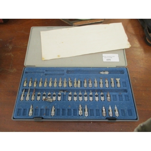 97 - A ROTRING GRAPHOS INDIAN DRAWING PEN NIBS PART SET, BOXED