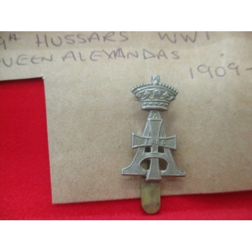 53 - 8 CAP BADGES, GENUINE WWI AND WWII PLUS 4 REPLICA NAZI BADGES