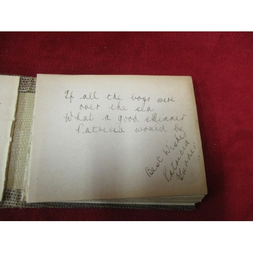 10B - AUTOGRAPH BOOK FROM THE 1940's