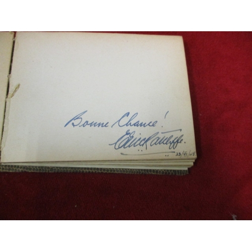 10B - AUTOGRAPH BOOK FROM THE 1940's